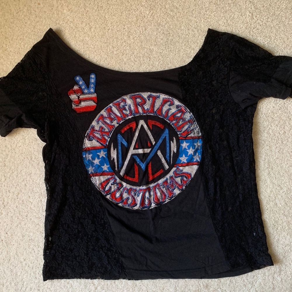 Cute off the shoulder shirt